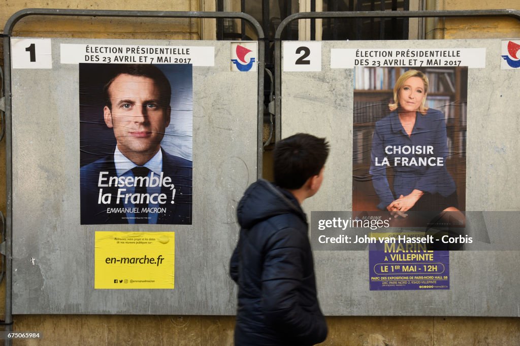 New French election posters for second round