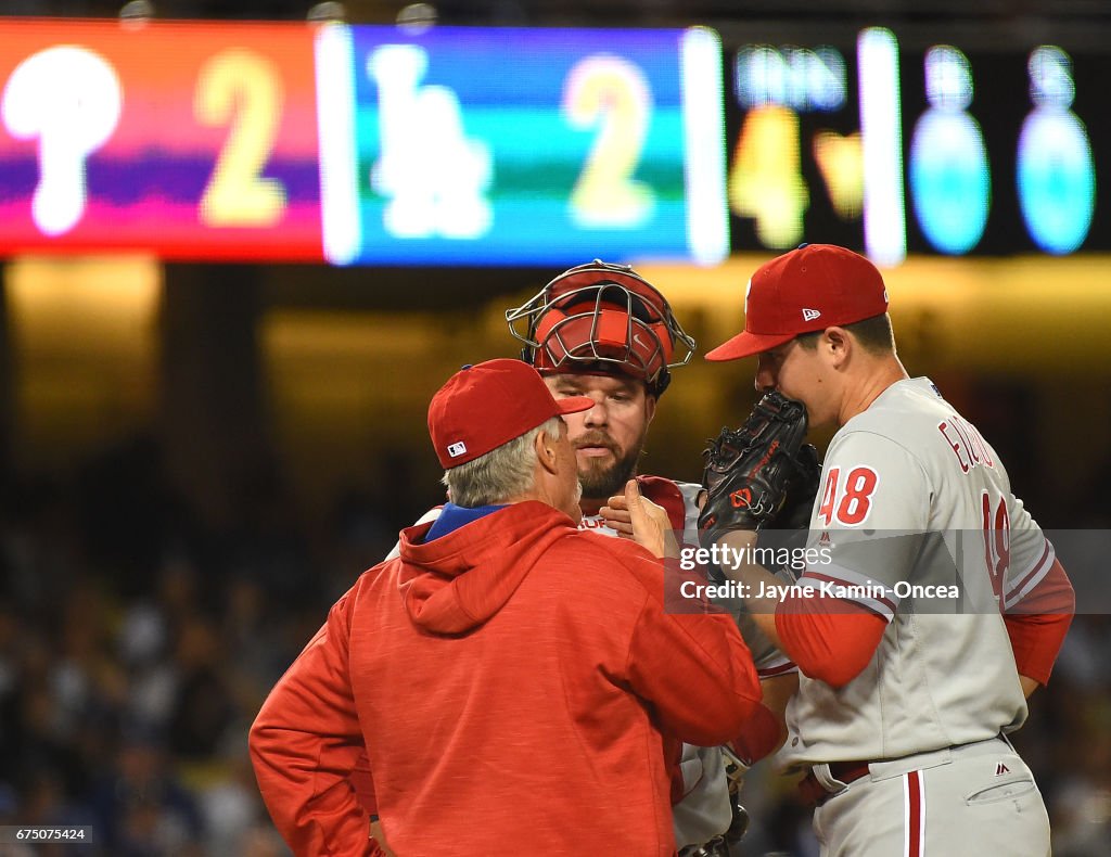 Philadelphia Phillies v Los Angeles Dodgers