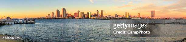 san diego panorama - san diego stock pictures, royalty-free photos & images