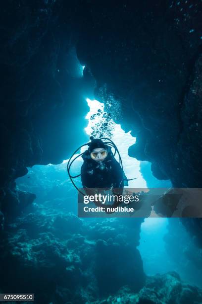 cave adventure - diving equipment stock pictures, royalty-free photos & images