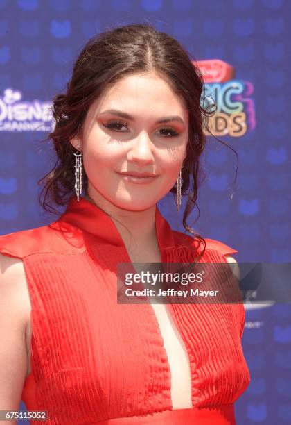 Actress Ronni Hawk attends the 2017 Radio Disney Music Awards at Microsoft Theater on April 29, 2017 in Los Angeles, California.