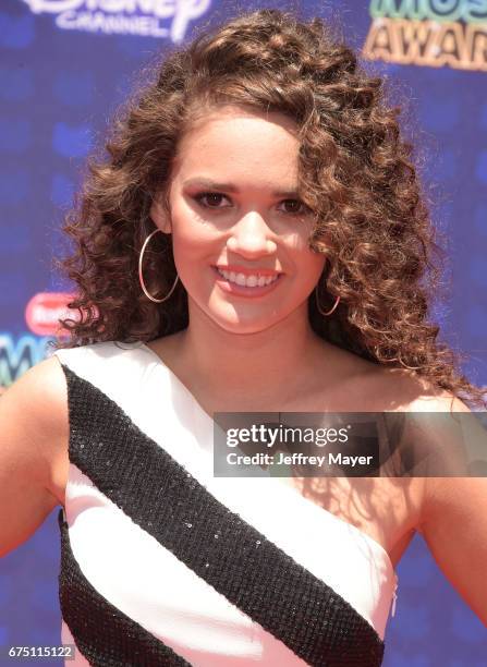 Actress Madison Pettis attends the 2017 Radio Disney Music Awards at Microsoft Theater on April 29, 2017 in Los Angeles, California.