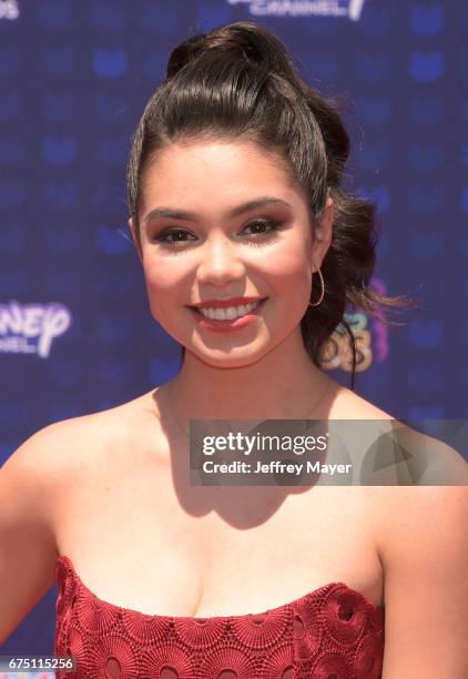 Actress-singer Auli'i Cravalho attends the 2017 Radio Disney Music Awards at Microsoft Theater on April 29, 2017 in Los Angeles, California.