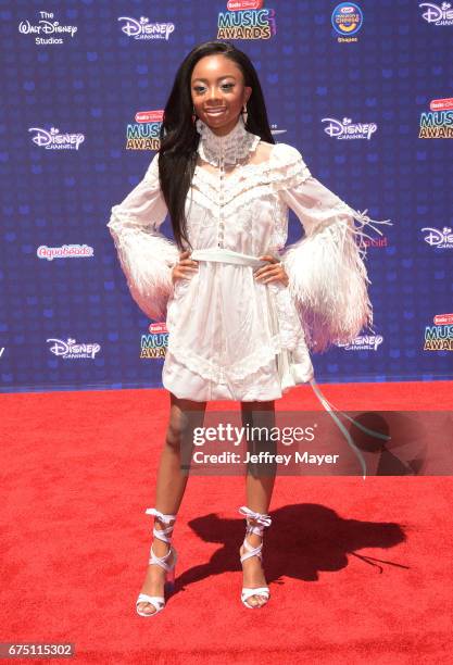 Actress Skai Jackson attends the 2017 Radio Disney Music Awards at Microsoft Theater on April 29, 2017 in Los Angeles, California.