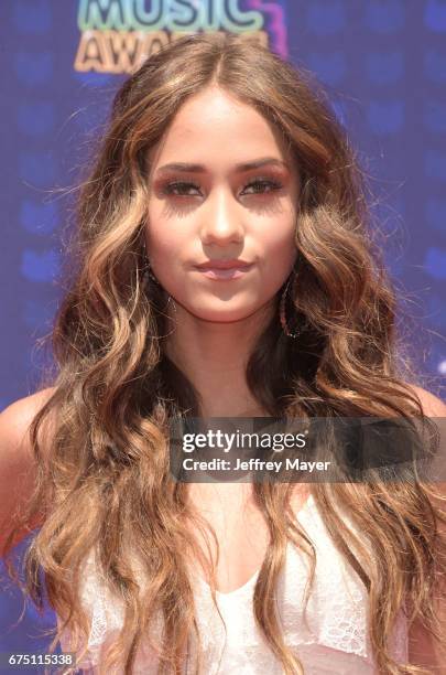 Singer Skylar Stecker attends the 2017 Radio Disney Music Awards at Microsoft Theater on April 29, 2017 in Los Angeles, California.