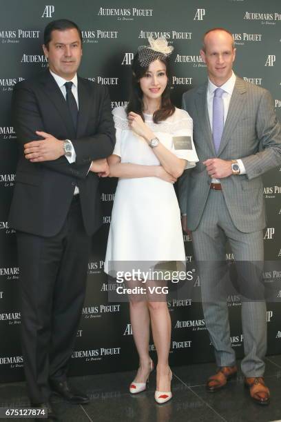 Actress Michelle Reis attends Audemars Piguet Qeii Cup 2017 on April 30, 2017 in Hong Kong, China.