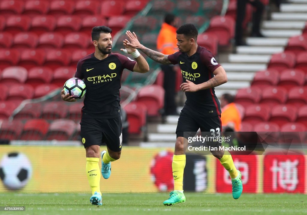 Middlesbrough v Manchester City - Premier League