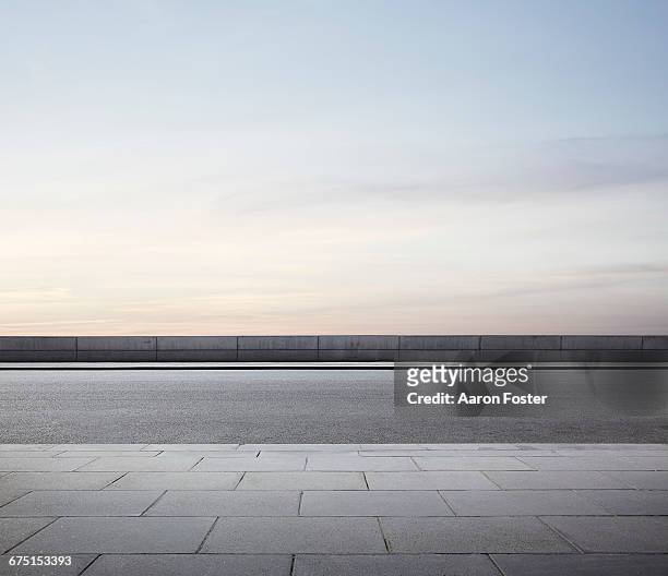 empty city street - high street stock pictures, royalty-free photos & images