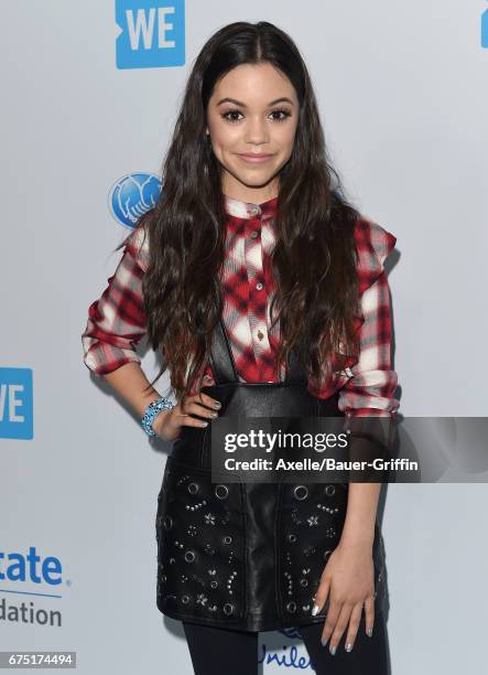 Actress Jenna Ortega arrives at We Day California 2017 at The Forum on April 27, 2017 in Inglewood, California.