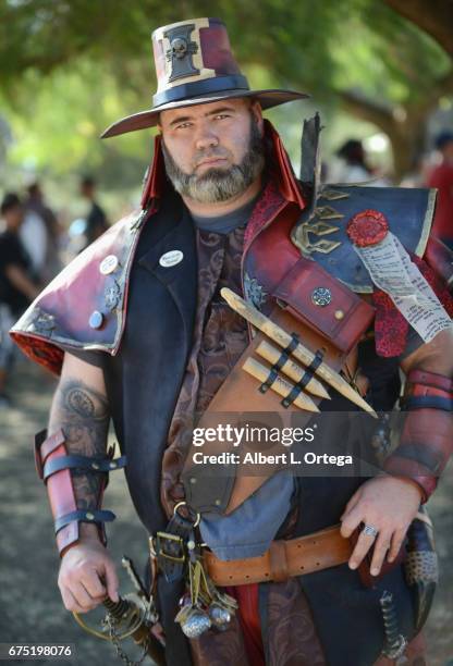 Festival attendees at the 55th Annual Renaissance Pleasure Faire held on April 29, 2017 in Irwindale, California.