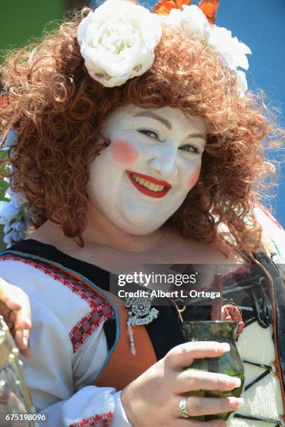 Festival attendees at the 55th Annual Renaissance Pleasure Faire held on April 29, 2017 in Irwindale, California.