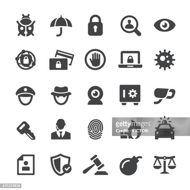 security-symbole - smart-serie - computerhacker stock-grafiken, -clipart, -cartoons und -symbole