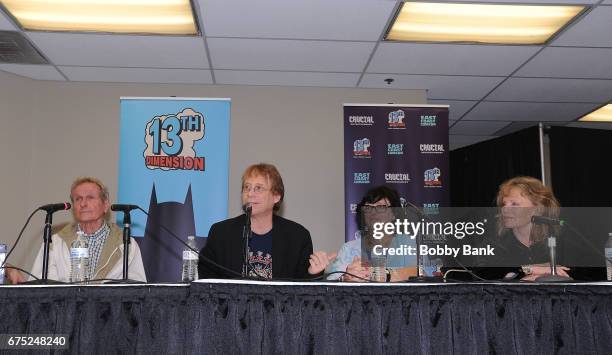 Mark Goddard, Bill Mumy, Angela Cartwright and Marta Kristen of Lost In Space attend the 2017 East Coast Comic Con at Meadowlands Exposition Center...