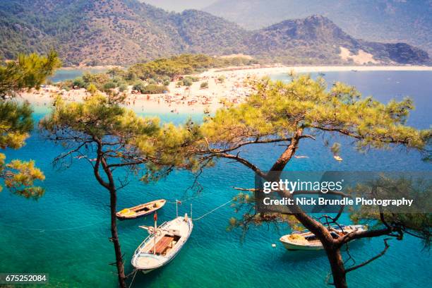 olu deniz, turkey - blue lagoon imagens e fotografias de stock