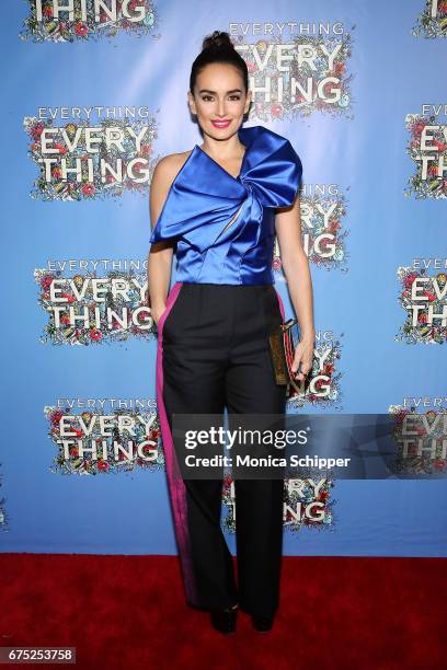 Actress Ana de la Reguera attends the "Everything, Everything" New York Screening at The Metrograph on April 30, 2017 in New York City.