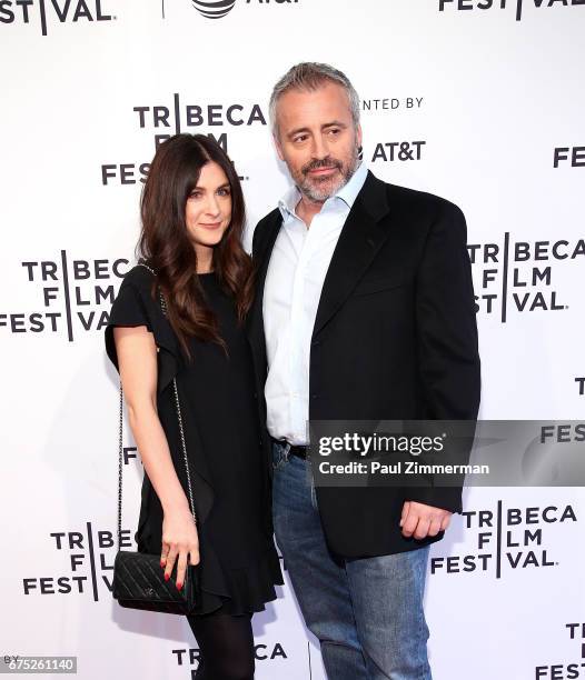 Aurora Mulligan and actor Matt LeBlanc attend the 2017 Tribeca Film Festival - "Episodes" at SVA Theatre on April 30, 2017 in New York City.