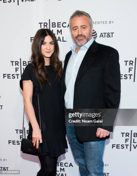 Aurora Mulligan and Matt LeBlanc attend Tribeca TV: "Episodes" during 2017 Tribeca Film Festival on April 30, 2017 in New York City.
