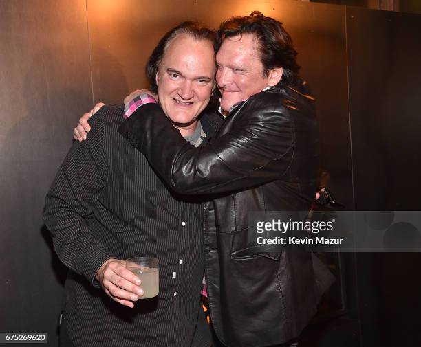 Quentin Tarantino and Michael Madsen attend 1 Hotel Brooklyn Bridge celebrates 25th Anniversary of "Reservoir Dogs" with private party for Harvey...