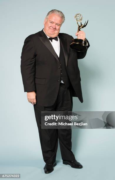 Emmy winner Jim O'Heir for Outstanding Guest Performance in a Drama Series for 'The Bold and the Beautiful' poses for portrait at The 44th Daytime...