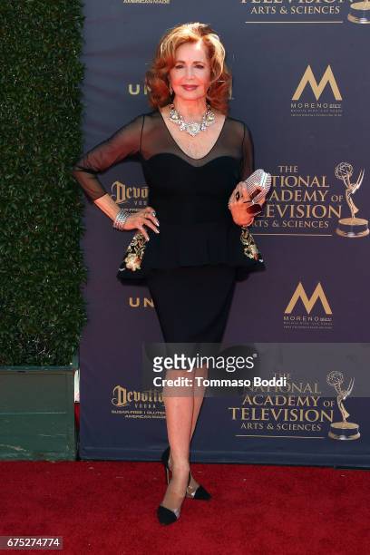 Suzanne Rogers attends the 44th Annual Daytime Emmy Awards at Pasadena Civic Auditorium on April 30, 2017 in Pasadena, California.