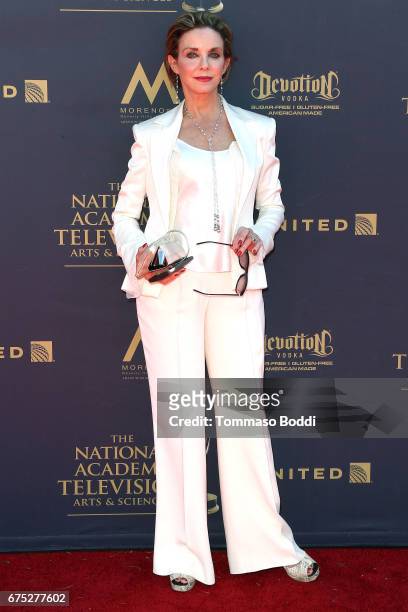 Judith Chapman attends the 44th Annual Daytime Emmy Awards at Pasadena Civic Auditorium on April 30, 2017 in Pasadena, California.
