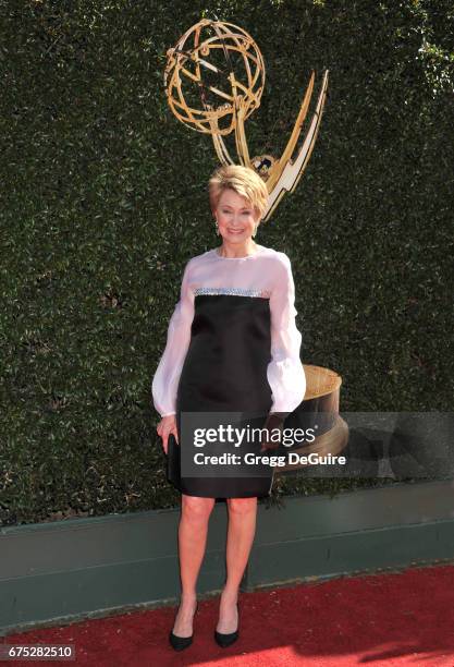 Jane Pauley arrives at the 44th Annual Daytime Emmy Awards at Pasadena Civic Auditorium on April 30, 2017 in Pasadena, California.