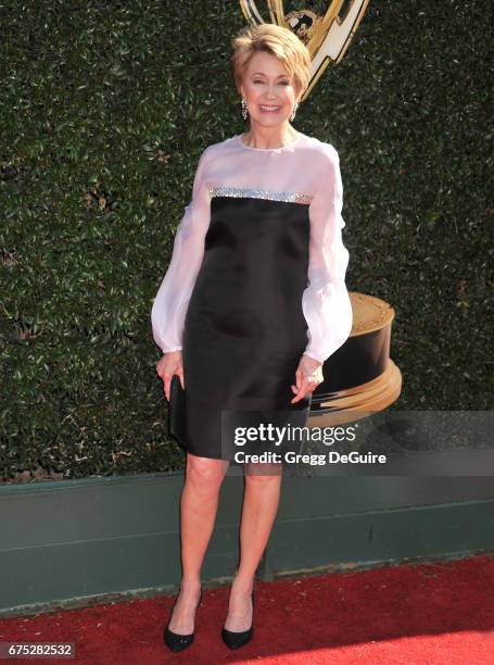 Jane Pauley arrives at the 44th Annual Daytime Emmy Awards at Pasadena Civic Auditorium on April 30, 2017 in Pasadena, California.