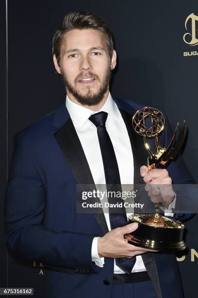 Scott Clifton attends the 44th Annual Daytime Emmy Awards - Press Room at Pasadena Civic Auditorium on April 30, 2017 in Pasadena, California.