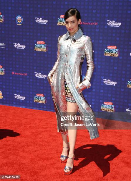 Actress Sofia Carson attends the 2017 Radio Disney Music Awards at Microsoft Theater on April 29, 2017 in Los Angeles, California.