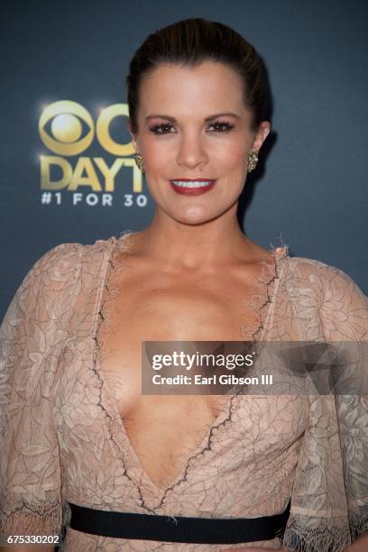 Melissa Claire Egan attends the CBS Daytime Emmy After Party at Pasadena Civic Auditorium on April 30, 2017 in Pasadena, California.