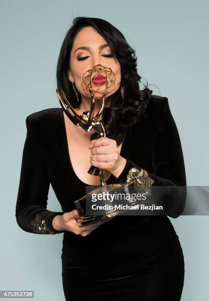 Actress Alejandra Oraa poses for portraits at The 44th Daytime Emmy Awards - Portraits by The Artists Project Sponsored by Foster Grant on April 30,...