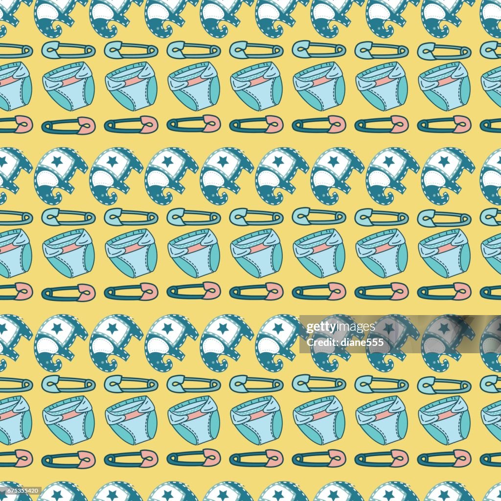 Seamless Baby Background Pattern