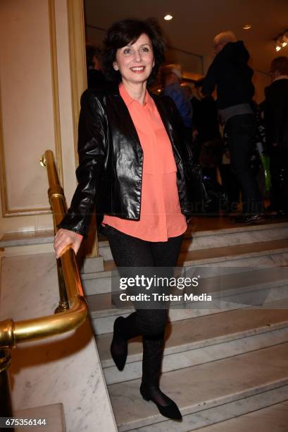 Marijam Agischewa attends the 'Wir sind die Neuen' Premiere at Kudamm on April 30, 2017 in Berlin, Germany.