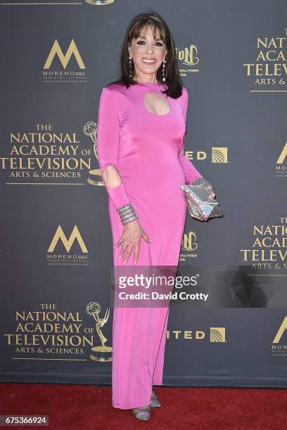 Kate Linder attends the 44th Annual Daytime Emmy Awards - Arrivals at Pasadena Civic Auditorium on April 30, 2017 in Pasadena, California.