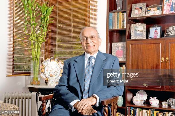 Bhargava, Chairman of Maruti Suzuki India limited, photographed at his residence in Noida.