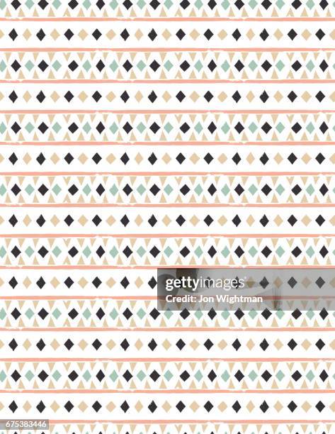 ethnic seamless pattern - aztec pattern background stock illustrations