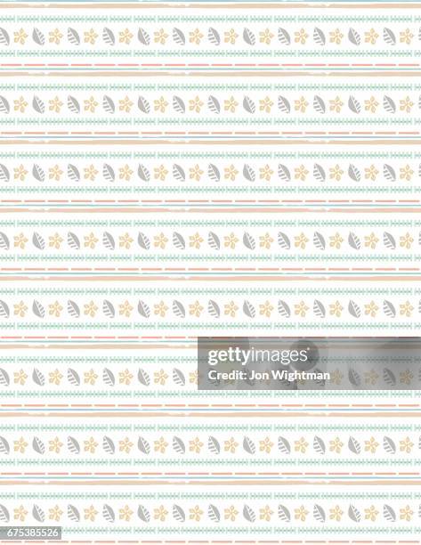 ethnic seamless pattern - aztec pattern stock illustrations