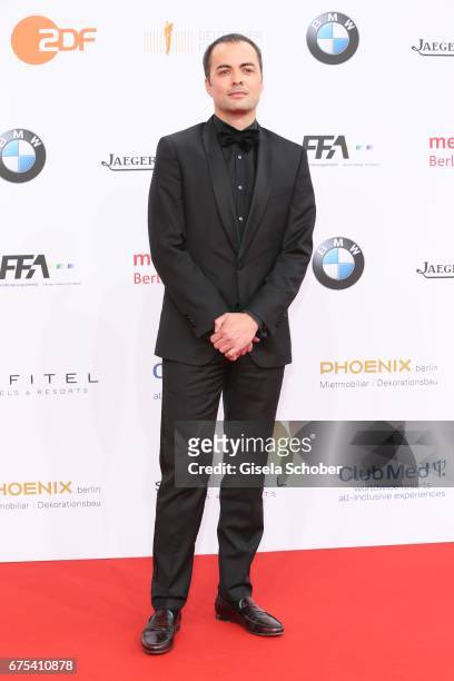 Nikolai Kinski during the Lola - German Film Award red carpet arrivals at Messe Berlin on April 28, 2017 in Berlin, Germany.