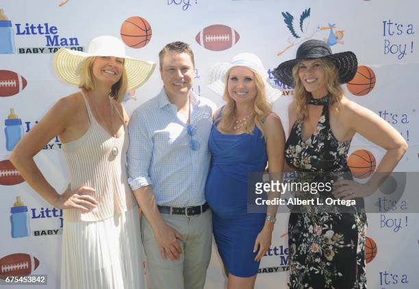 Nicole Bressenelli, Jeff Taylor, Alana Curry and Kelly Ivaska at the Baby Shower For Actress Alana Curry Held at a private location on April 30, 2017...