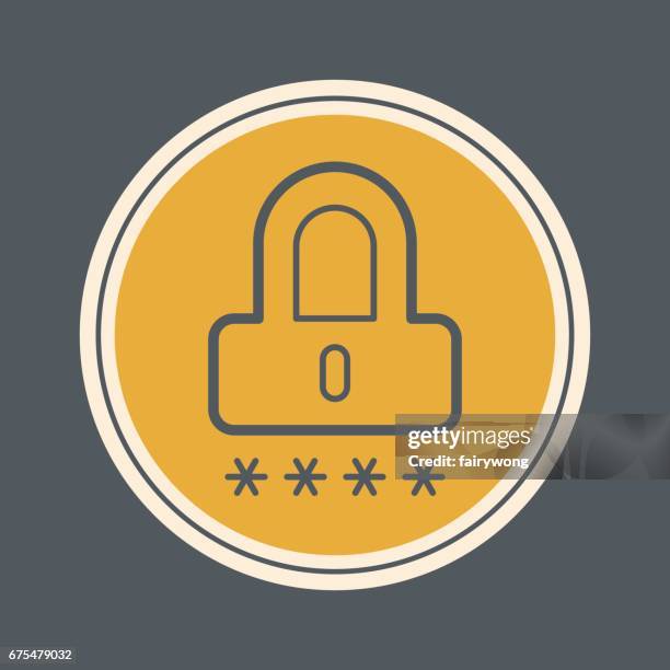 password protected icon - data entry keyboard stock illustrations