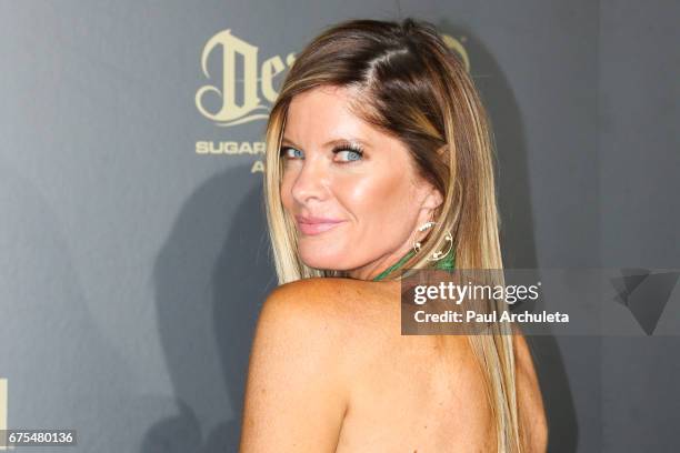 Actress Michelle Stafford attends the press room for the 44th annual Daytime Emmy Awards at Pasadena Civic Auditorium on April 30, 2017 in Pasadena,...