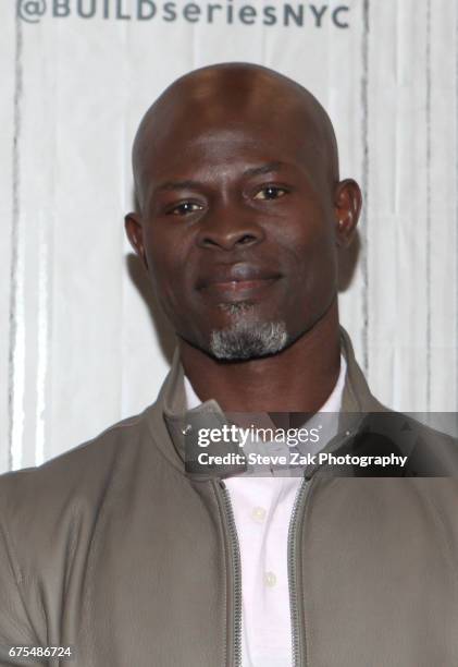 Actor Djimon Hounsou attends Build Series to discuss his new film "King Arthur: Legend Of The Sword" at Build Studio on May 1, 2017 in New York City.