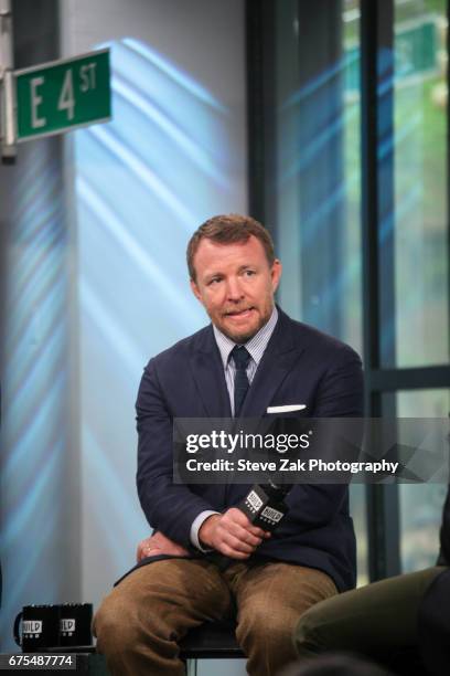 Director Guy Ritchie attends Build Series to discuss his new film "King Arthur: Legend Of The Sword" at Build Studio on May 1, 2017 in New York City.