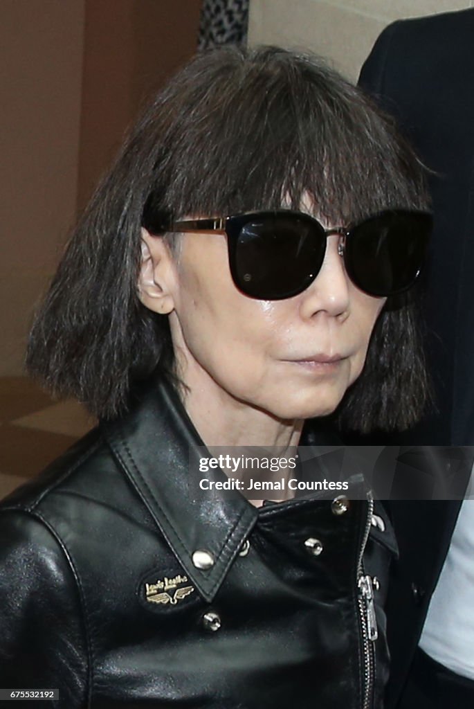 Rei Garcon Designer Designer Rei Kawakubo Attends The