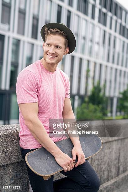 guy with skateboard - philipp nemenz bildbanksfoton och bilder