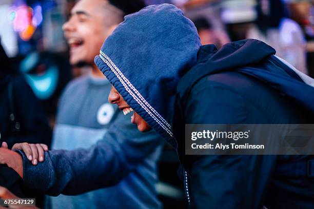 pair of teenage boys laughing - unfilteredtrend stock pictures, royalty-free photos & images