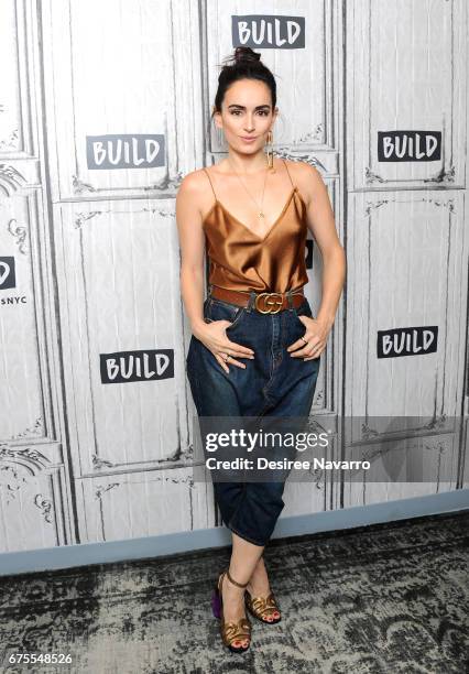 Actress Ana de la Reguera attends Build Series to discuss 'Everything, Everything' at Build Studio on May 1, 2017 in New York City.