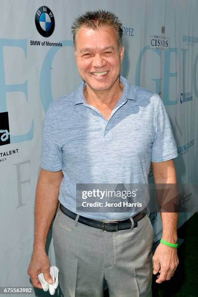 Eddie Van Halen attends the 10th Annual George Lopez Celebrity Golf Classic at Lakeside Country Club on May 1, 2017 in Toluca Lake, California.