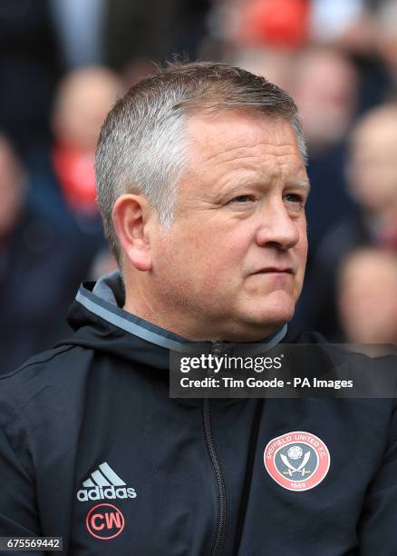 Sheffield United manager Chris Wilder