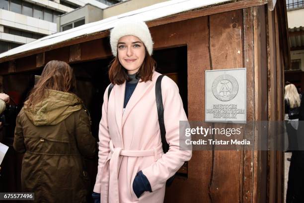 Model Marie Nasemann attends the Good bye Lenin Revival Premiere on May 1, 2017 in Berlin, Germany.